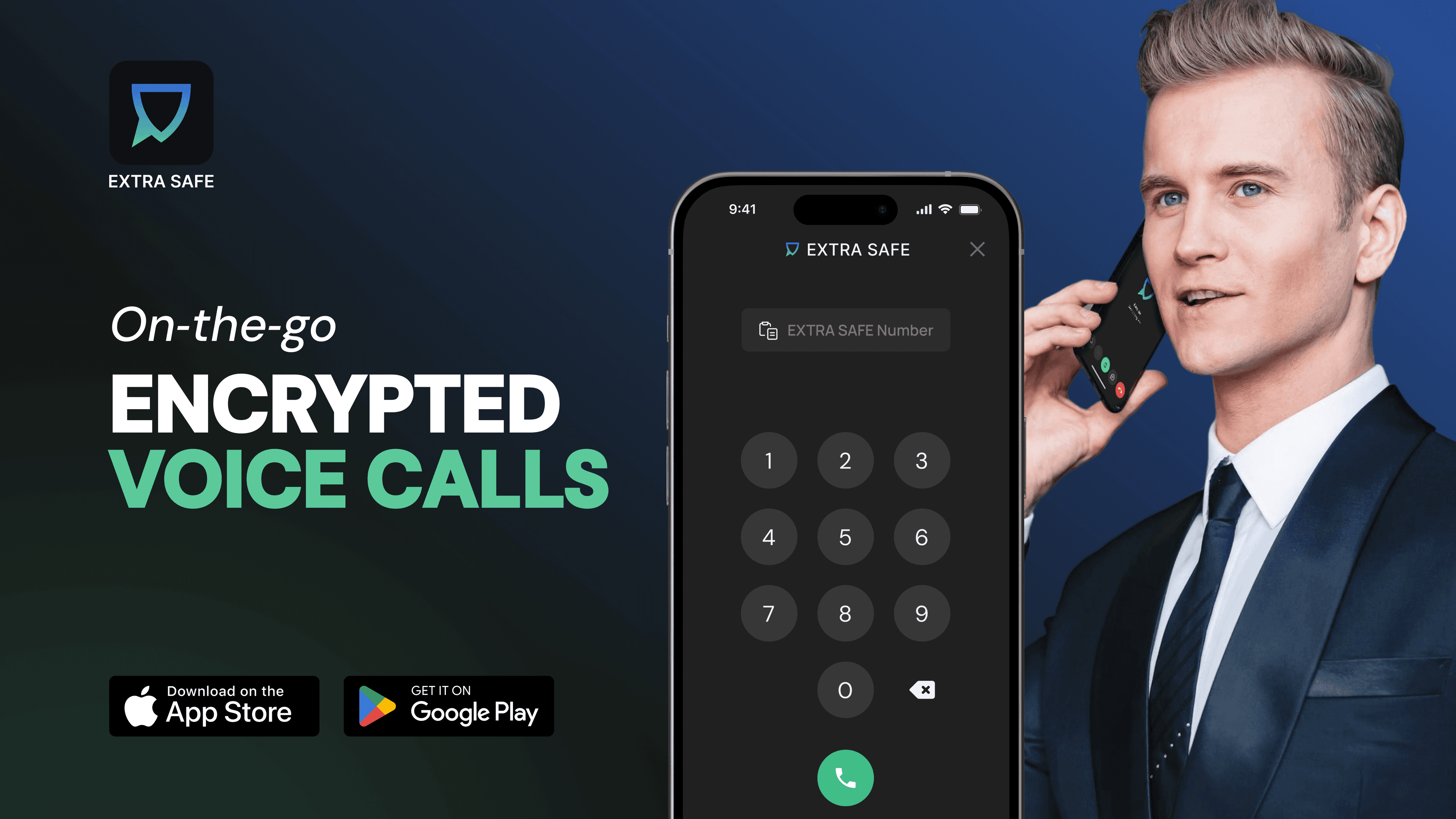 Encrypted voice calls on‑the‑go 