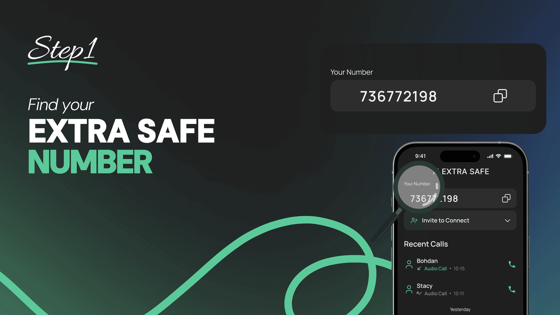 Step 1 — Find your EXTRA SAFE number
