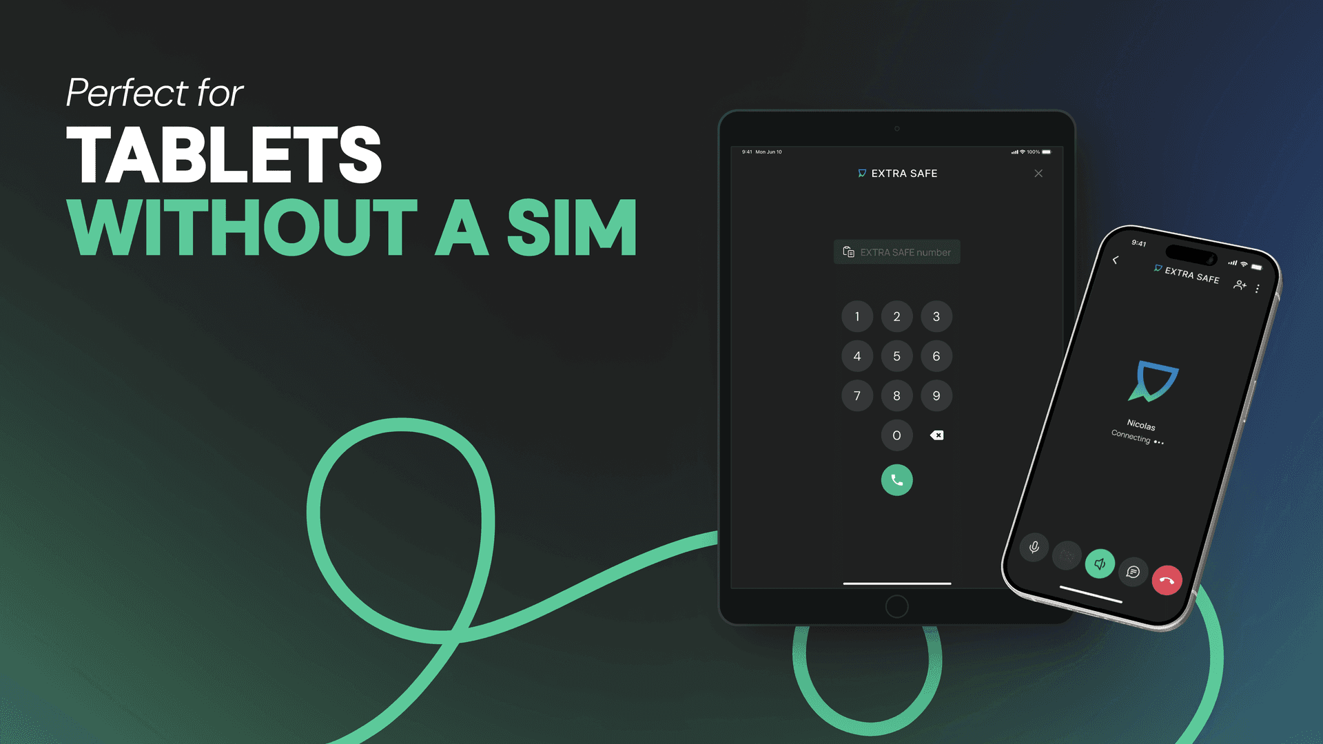 Perfect for tablets without a sim
