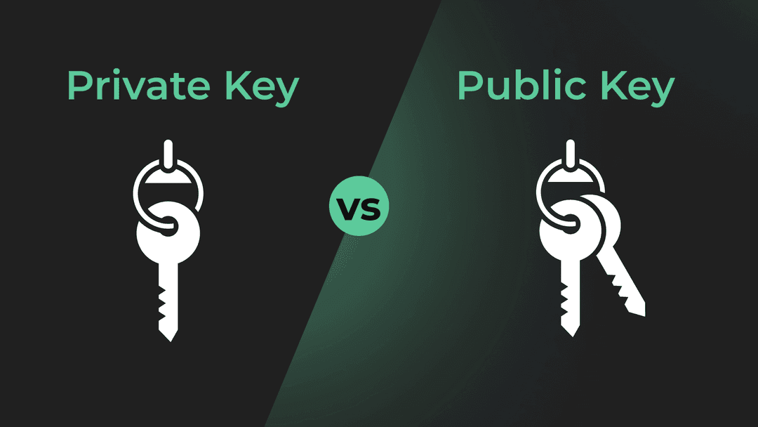 Public key vs private key