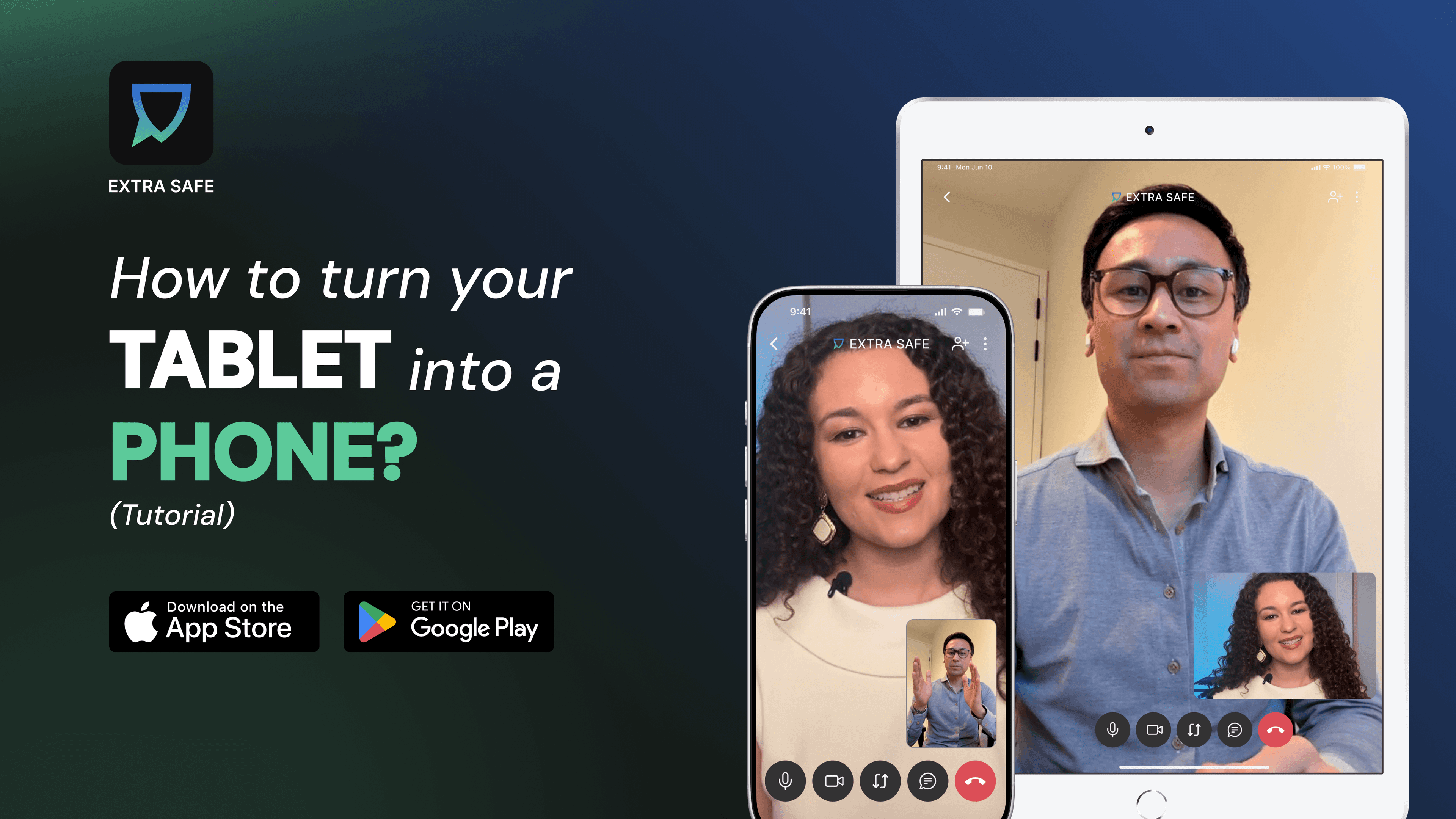 Turn Your Tablet Into a Private Phone — extrasafe.chat Tutorial