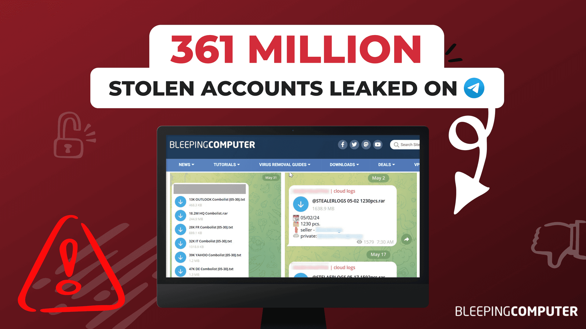 Stolen_Accounts_Leaked_On_Telegram 