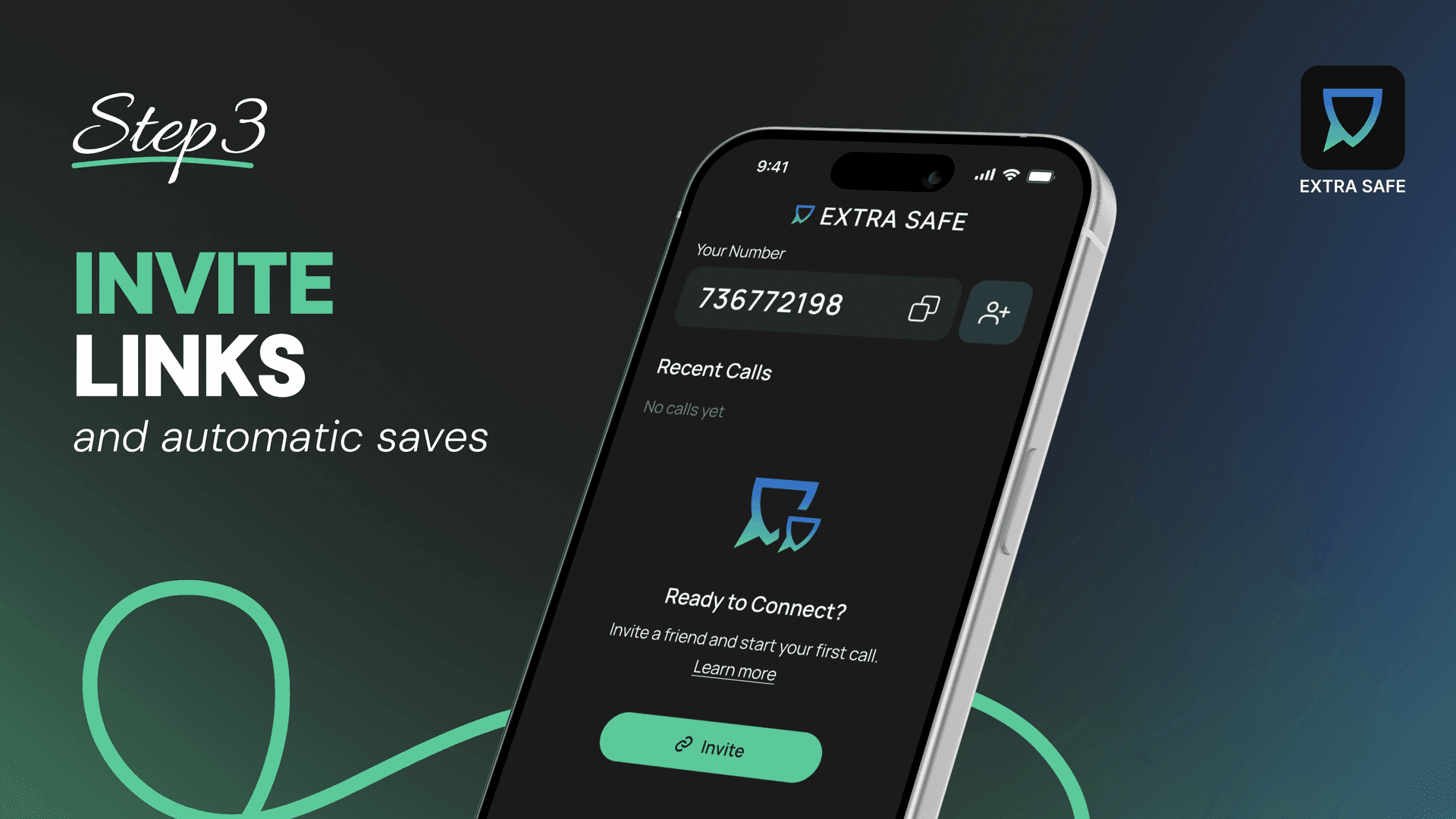 Step 3: Invite links and automatic saves