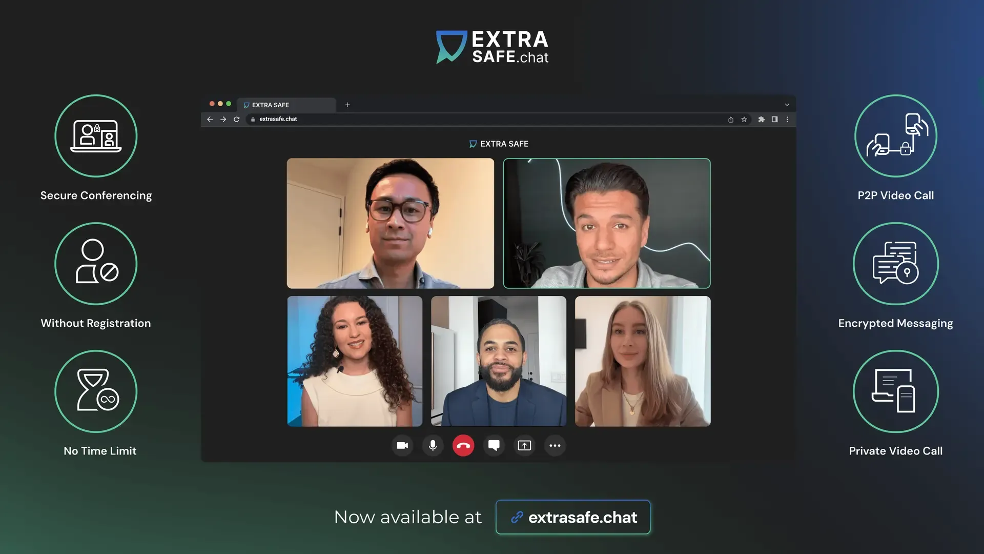 extrasafe.chat features
