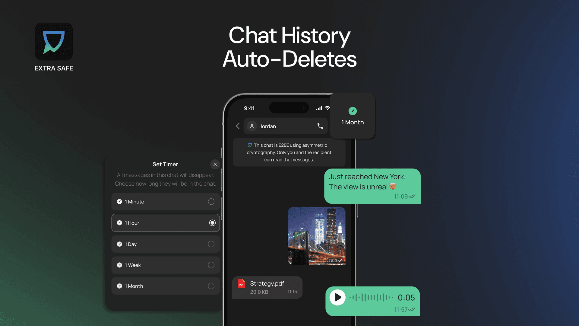 Chat history auto-deletes