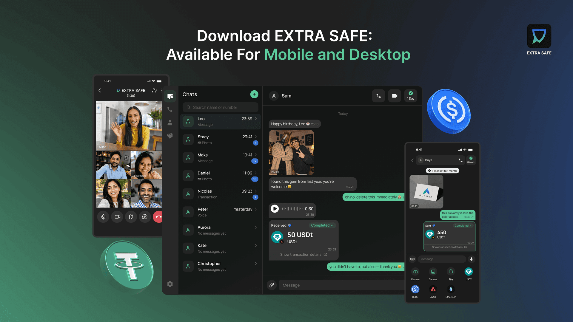 Download EXTRA SAFE: available for mobile and desktop
