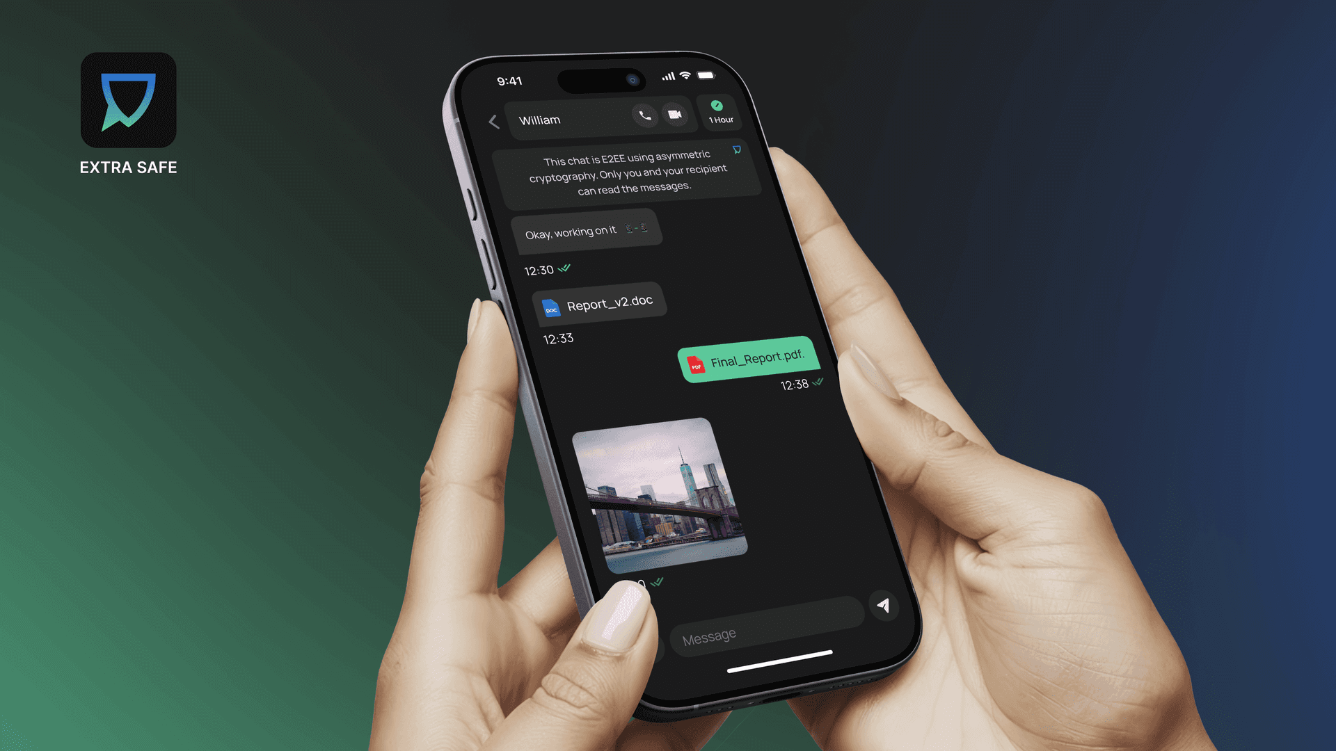 Send Files & Images in EXTRA SADE chat