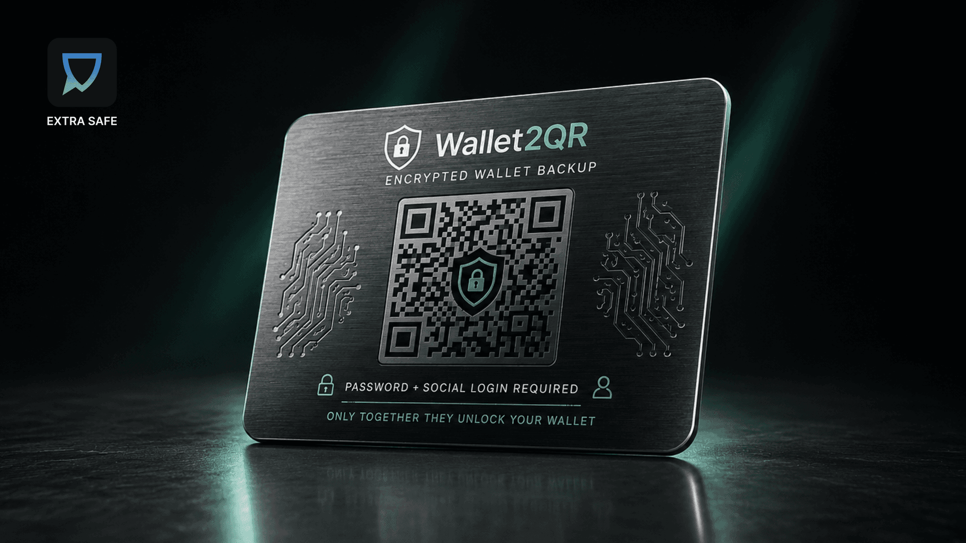 QR storage for EXTRA SAFE recovery phrase