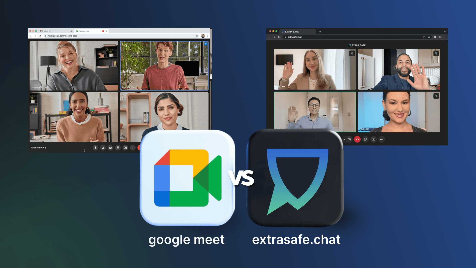 Google Meet vs. EXTRA SAFE (Browser)