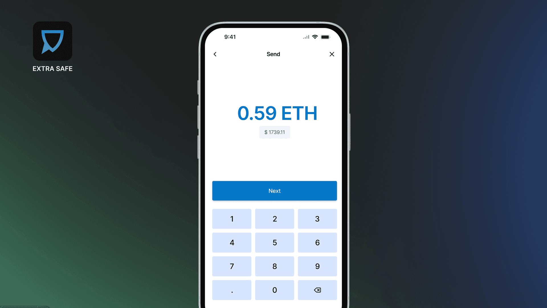Sending money in crypto