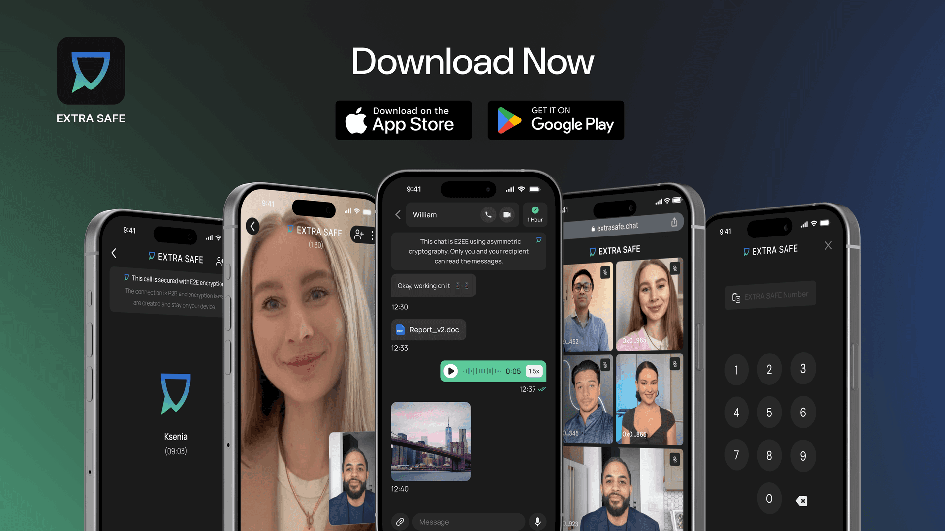 Download EXTRA SAFE app now, available for Android and iOS