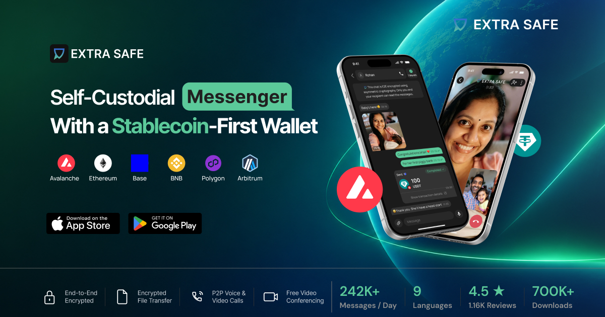 Money Rails The First Messenger Built on Money Rails | EXTRA SAFE